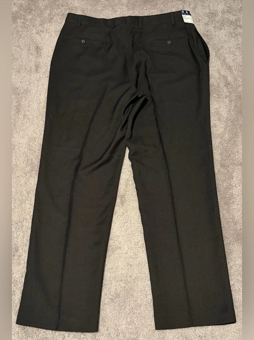 Ralph Ralph Lauren Men’s Brown Pleated Dress Pants Size 38x32 NWT